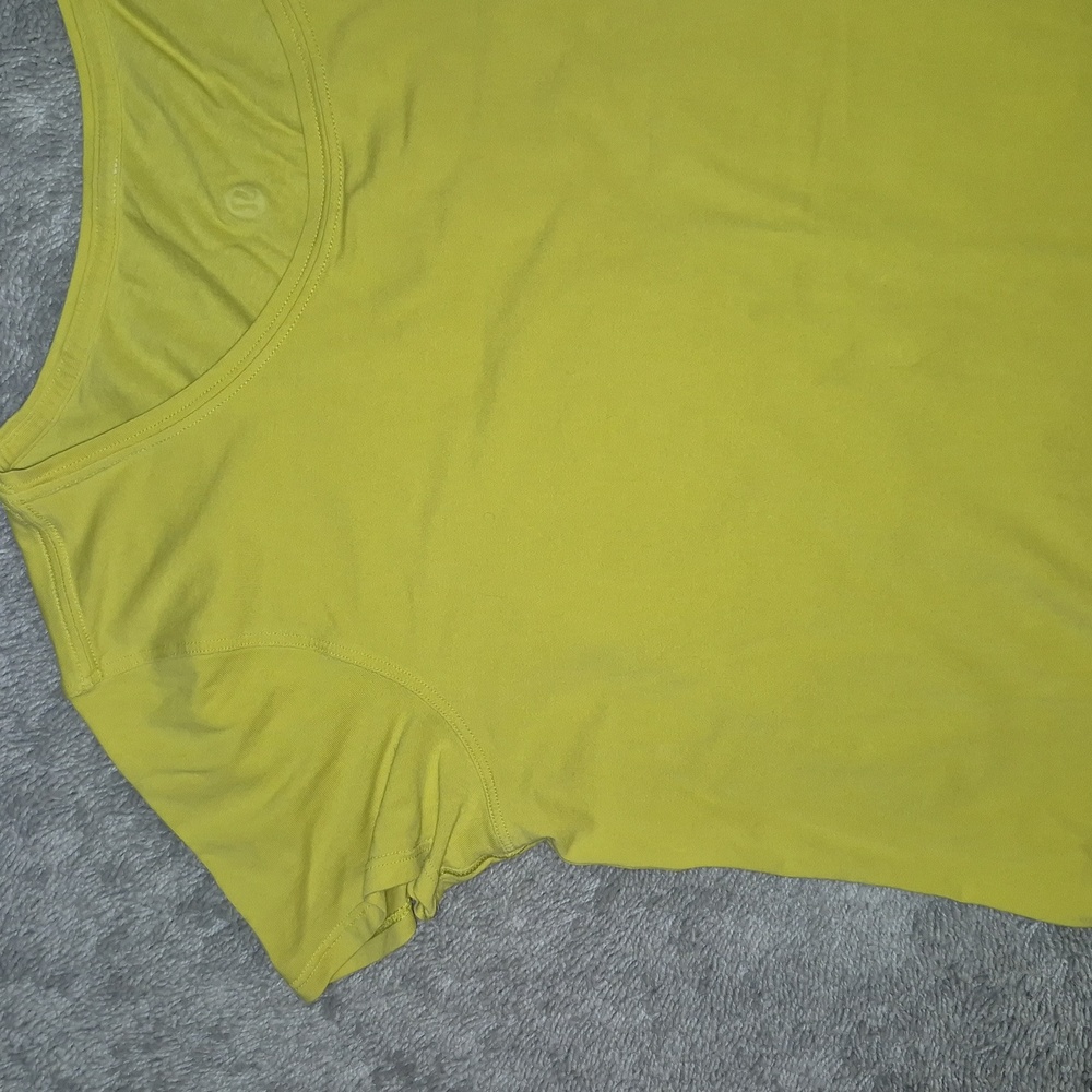 Lululemon Athletica Bright Yellow Short Sleeve Tee - Picture 8 of 8